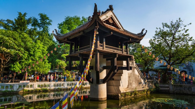 Day 8 Admire Hanoi’s Iconic Pagoda Built On A Single Stone Pillar