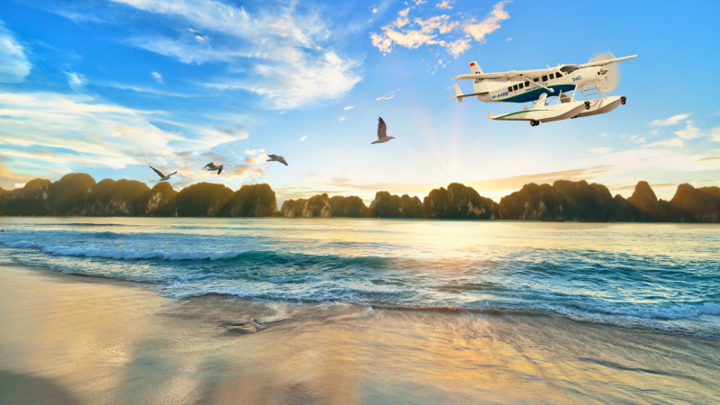 Admire Halong Bay From Sky View