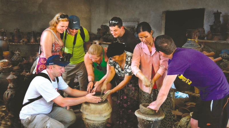 Observe The Skilled Artisans Making Porcelain Products