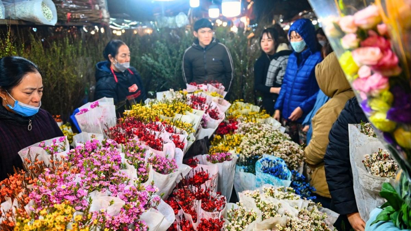 Visit The Ho Thi Ky Flower Market