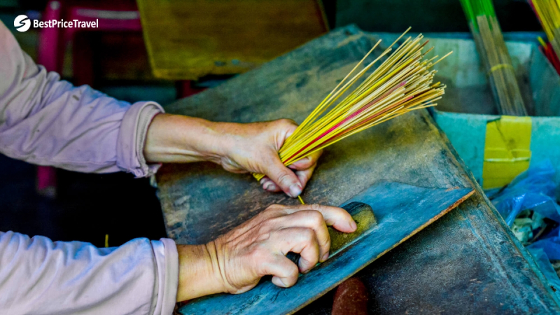 Observe The Incense Making Process
