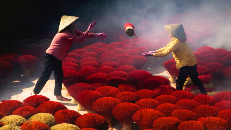 Quang Phu Cau Incense Village Half Day Tour