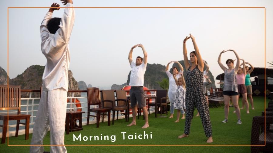 Morning taichi with Paloma Cruise