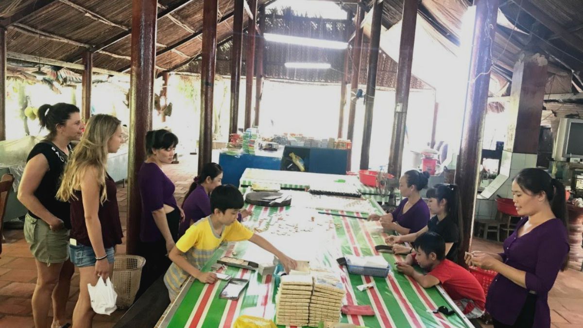 Day 2 Travel To The Coconut Processing Workshop To Learn How People Make A Coconut Candy