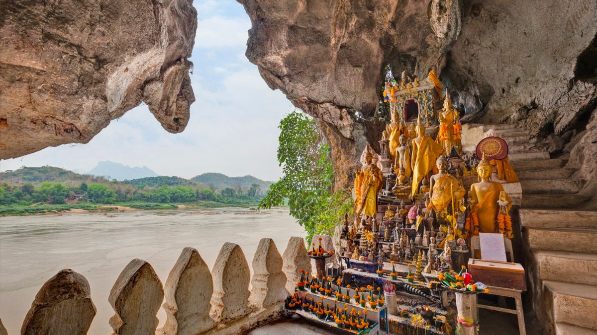 Day 16 Pak Ou Caves, Considered An Important Religious Site Of Locals In The Area