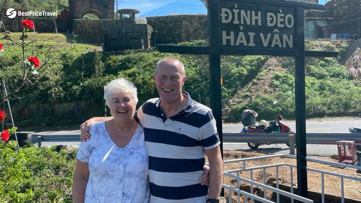 Take A Picture In Hai Van Pass On The Way To Hue