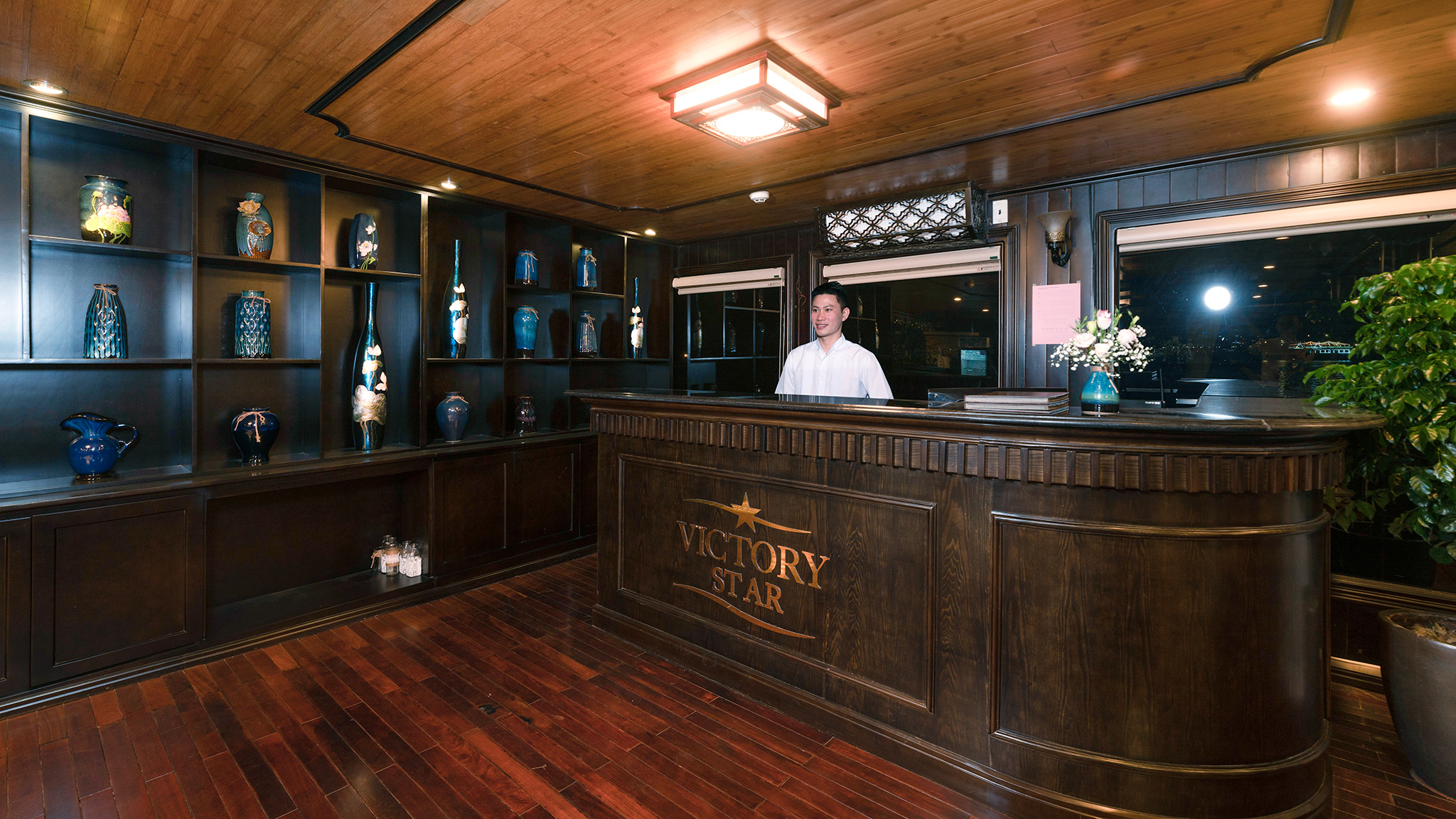 The service is a stand-out aspect of Victory Star Cruise Halong Bay.