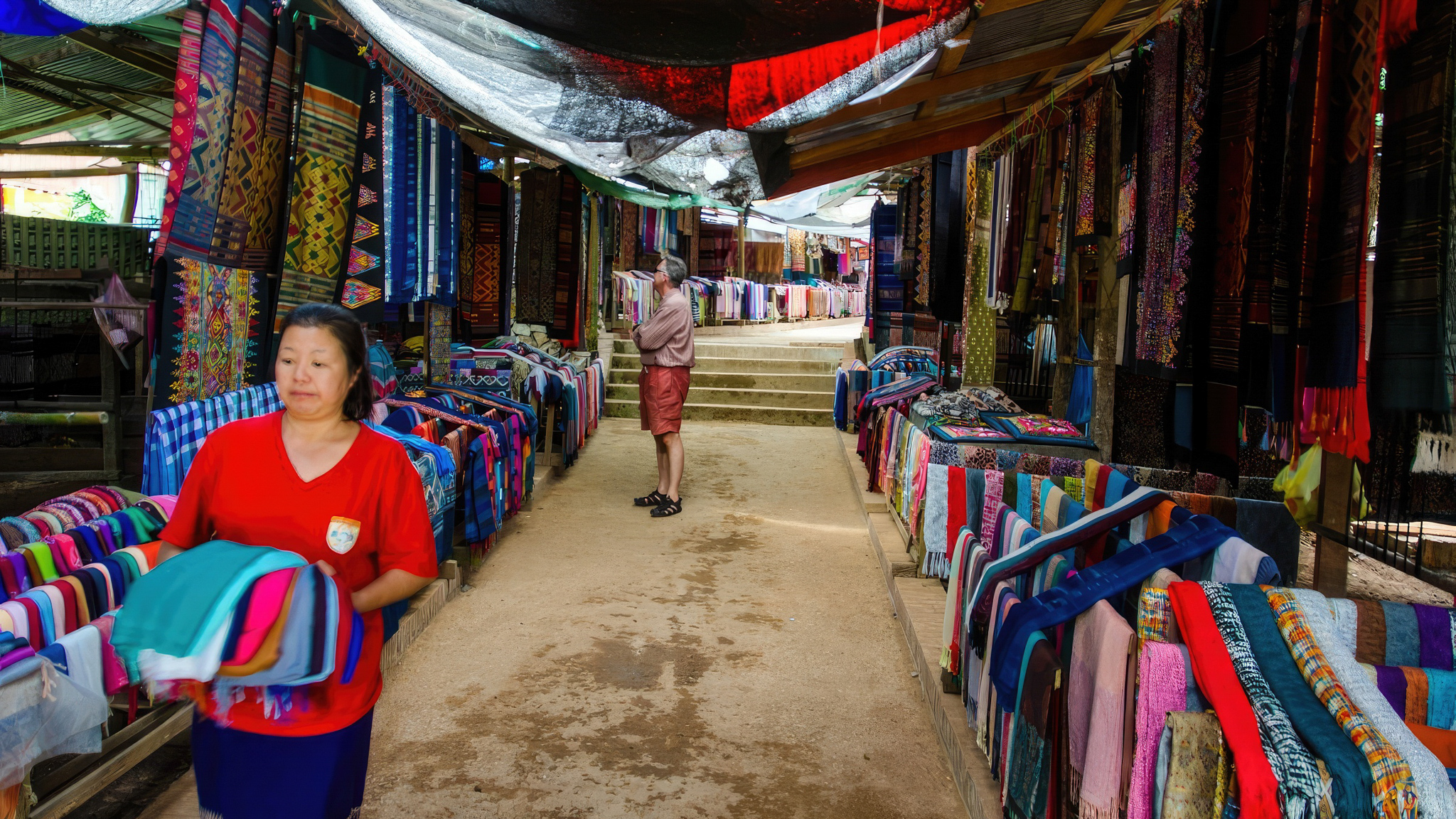 Colorful local market