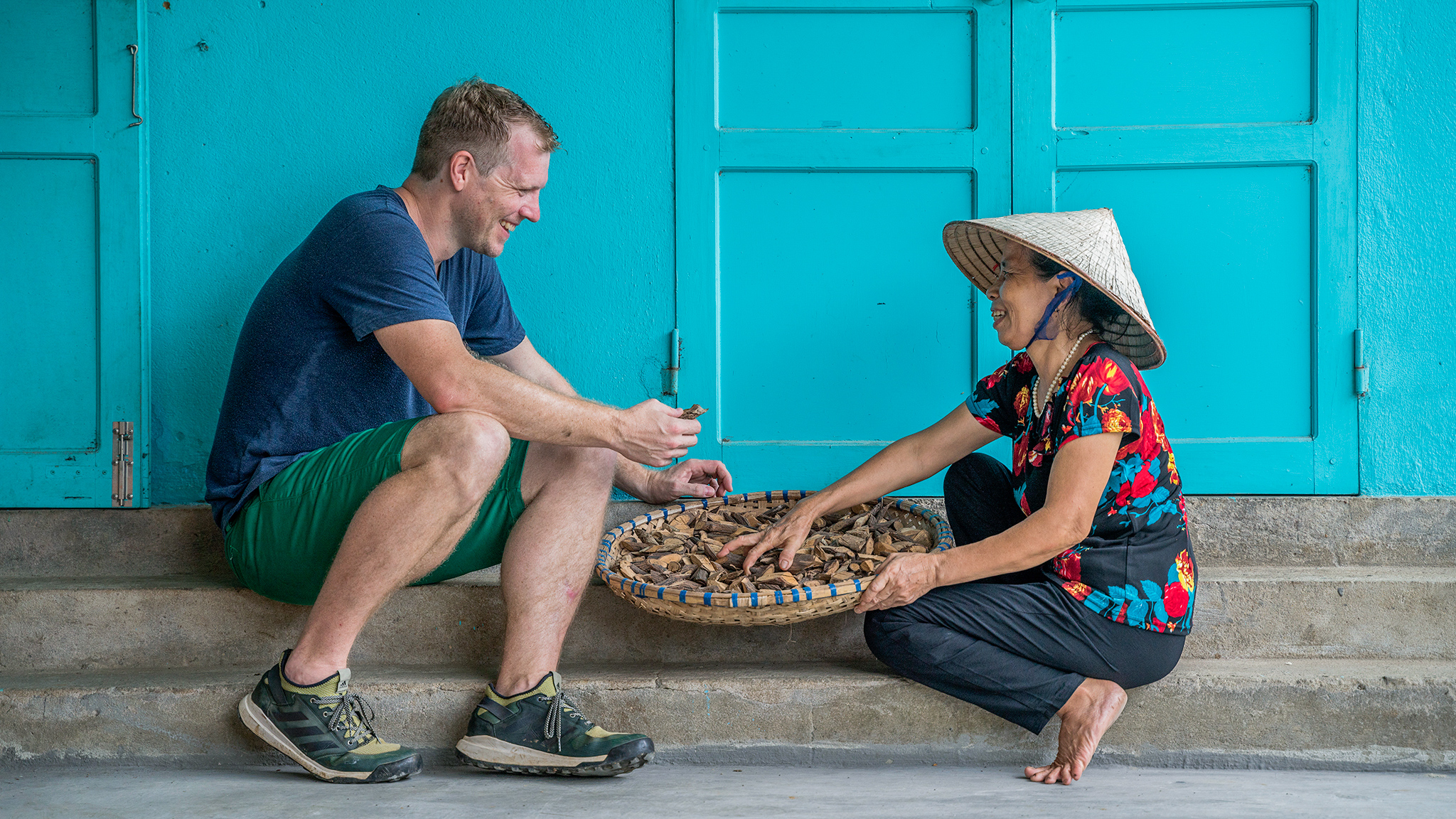 Interact with local people