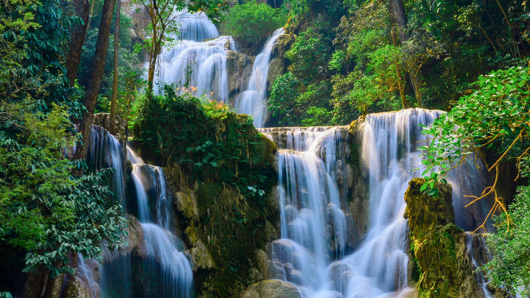 Day 4 Reach To Kuang Si Waterfall The Biggest Waterfall In The Luang Prabang