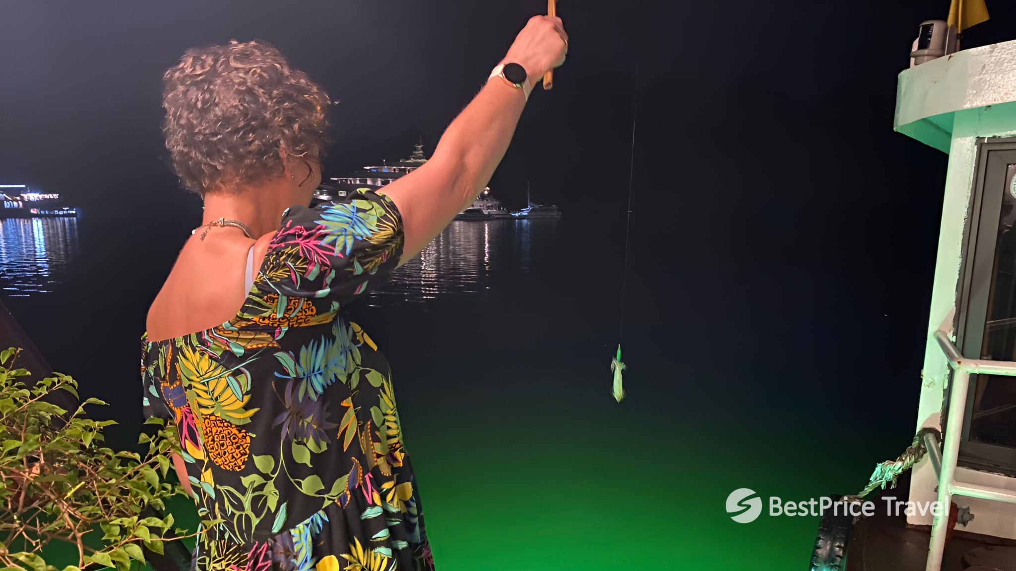 Day 9 Squid Fishing At Night On The Cruise