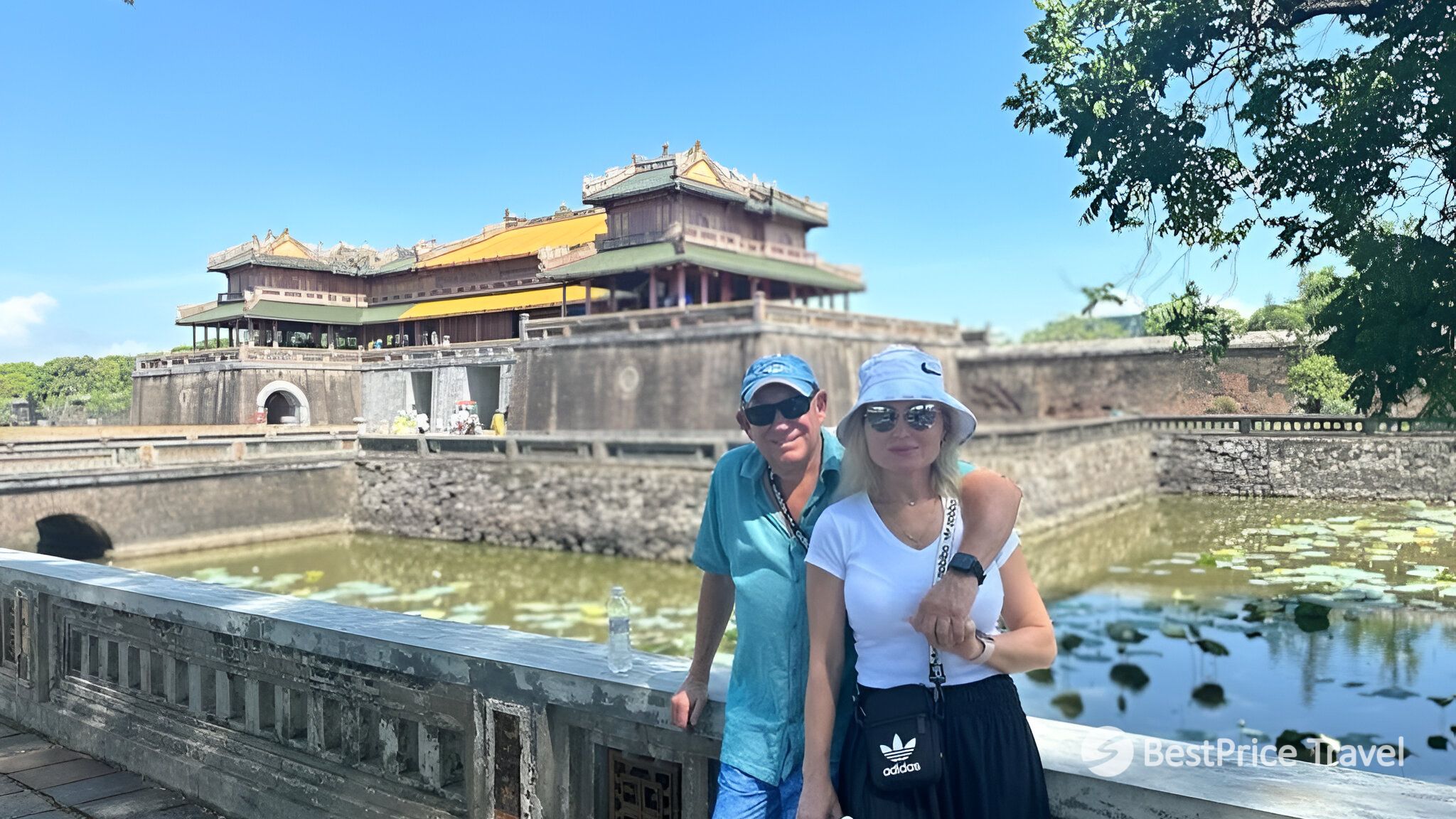 Day 2 Tourists In Front Of The Grand Entrance Of The Imperial Citadel
