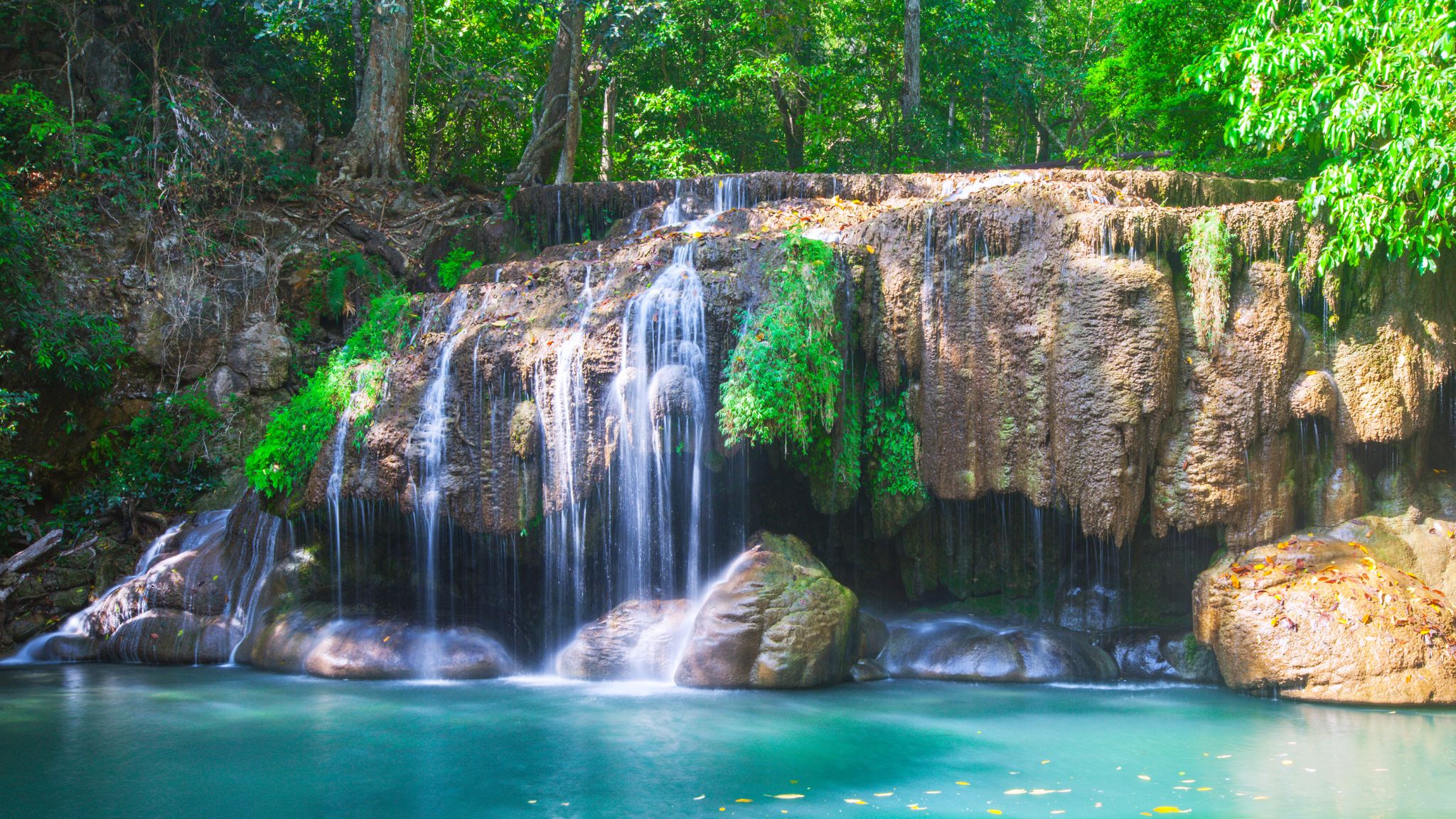 Day 4 Admire The Stunning View Of Erawan Waterfall