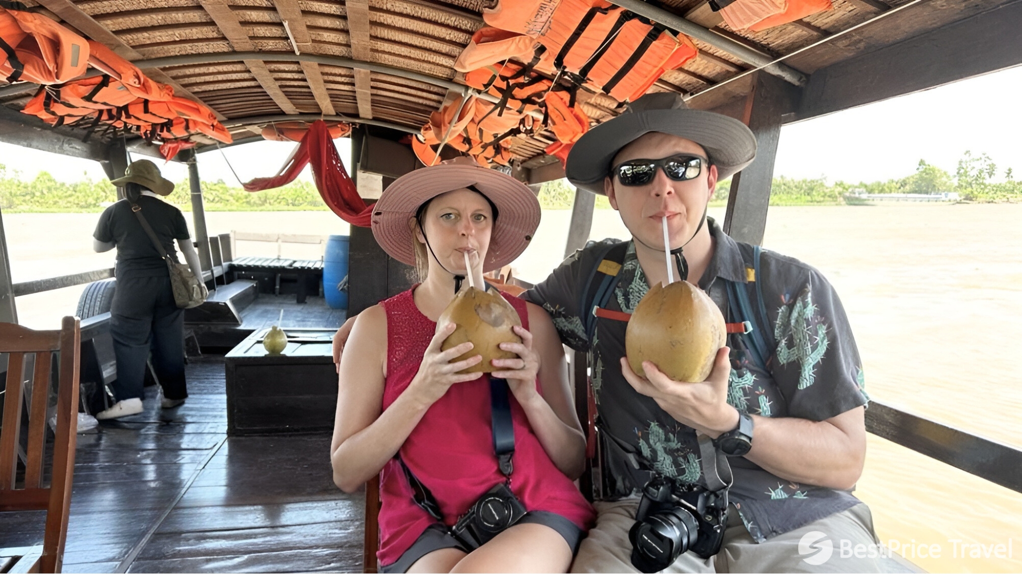 (Picked) Day 3 Enjoy Fresh Coconut Juice While Taking In The Sights Of Mekong Delta