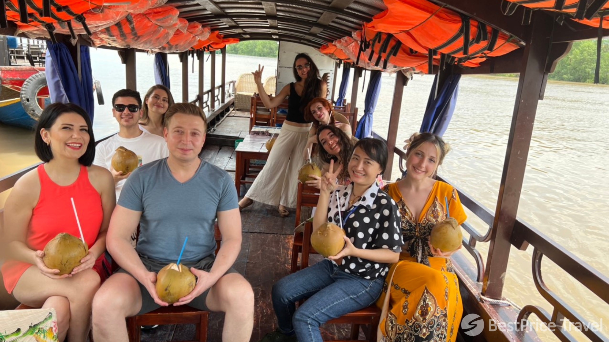Day 10 Embark On A Boat Tour Across The Tien River