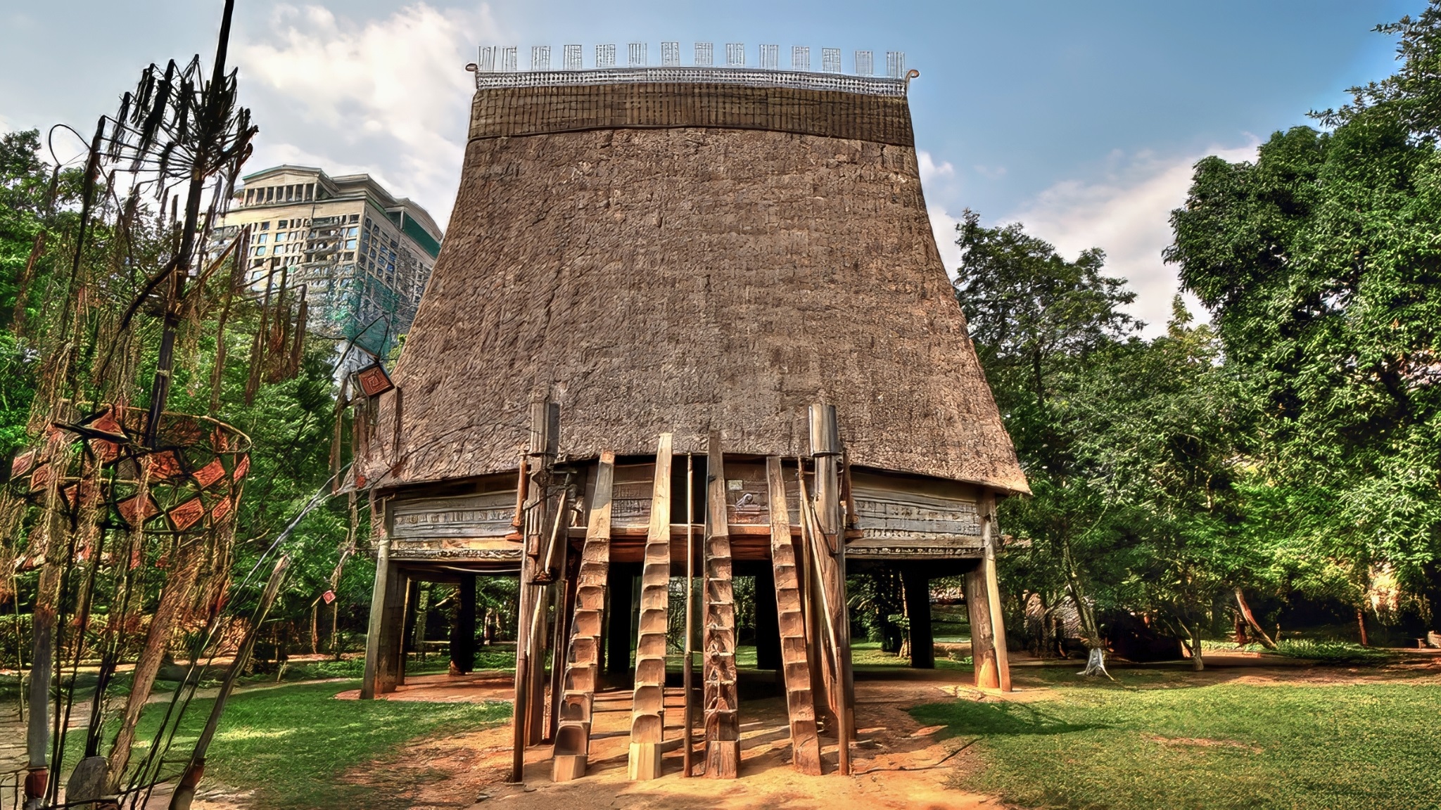 Day 2 A Signature Type Of House Of Tay Nguyen Region At Vietnam Museum Of Ethnology