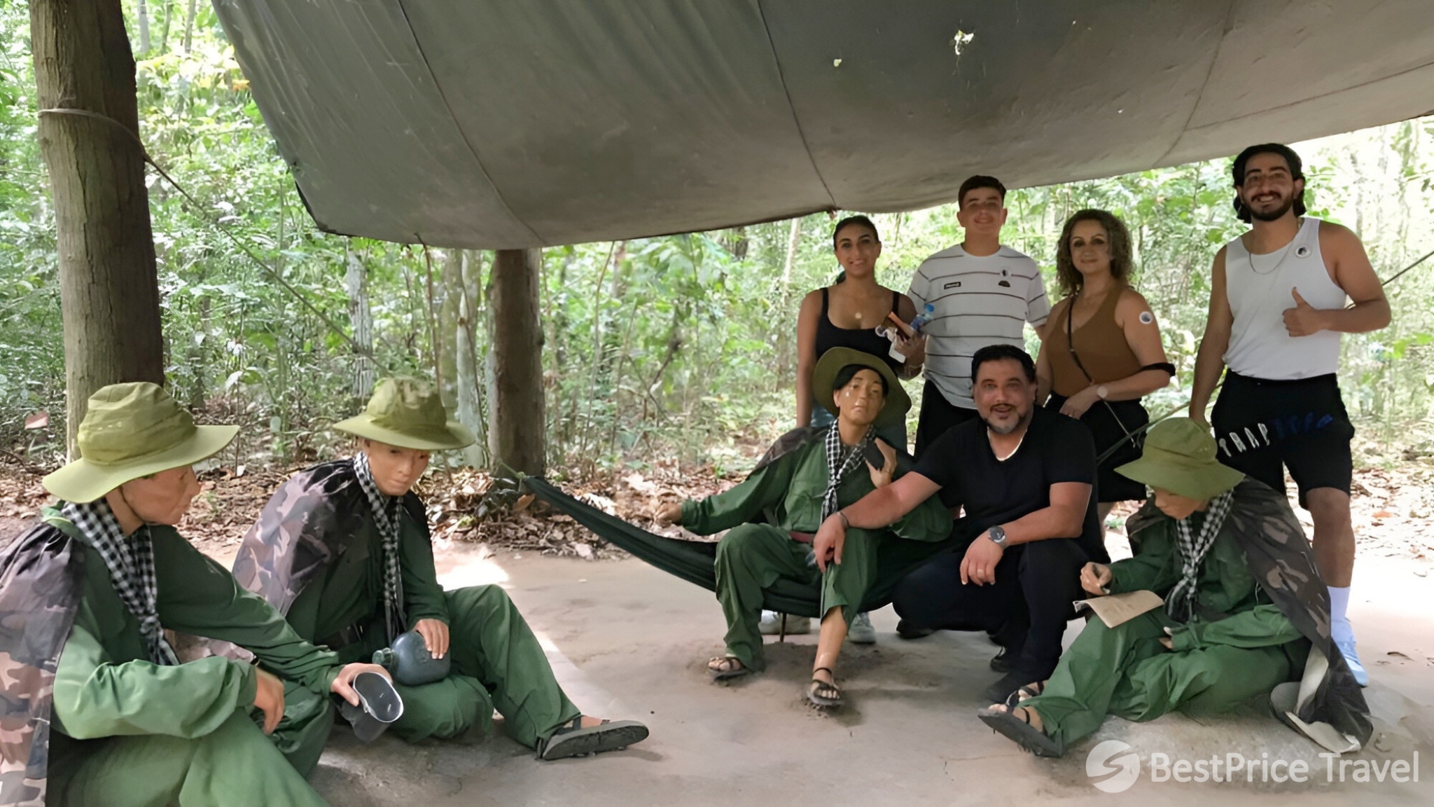 Day 8 Models Depicting Soldiers' Lives At Cu Chi Tunnels
