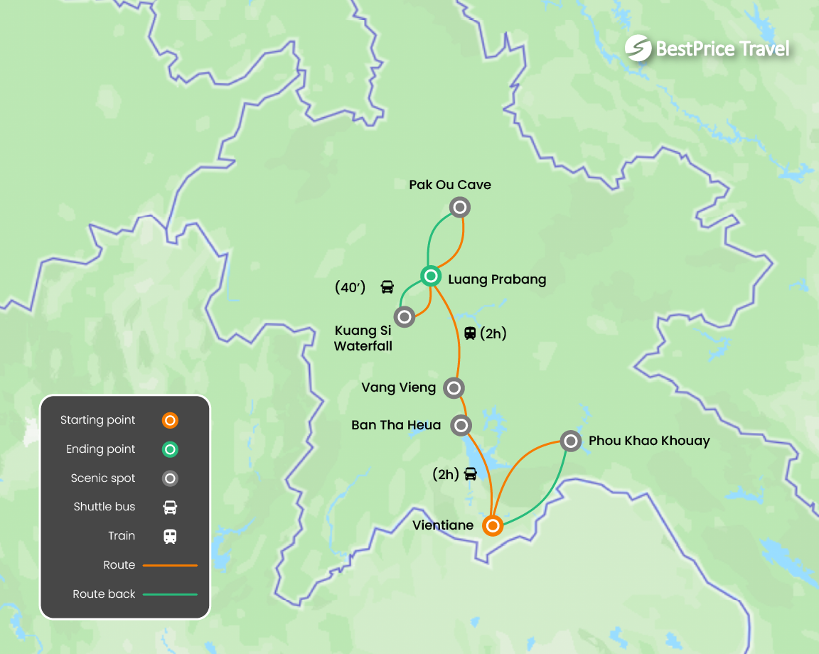 9 Laos Soft Adventure 10 Days