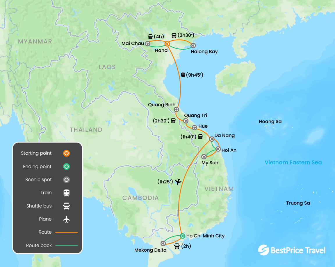 Deep Insight Vietnam Soft Adventure 18 Days