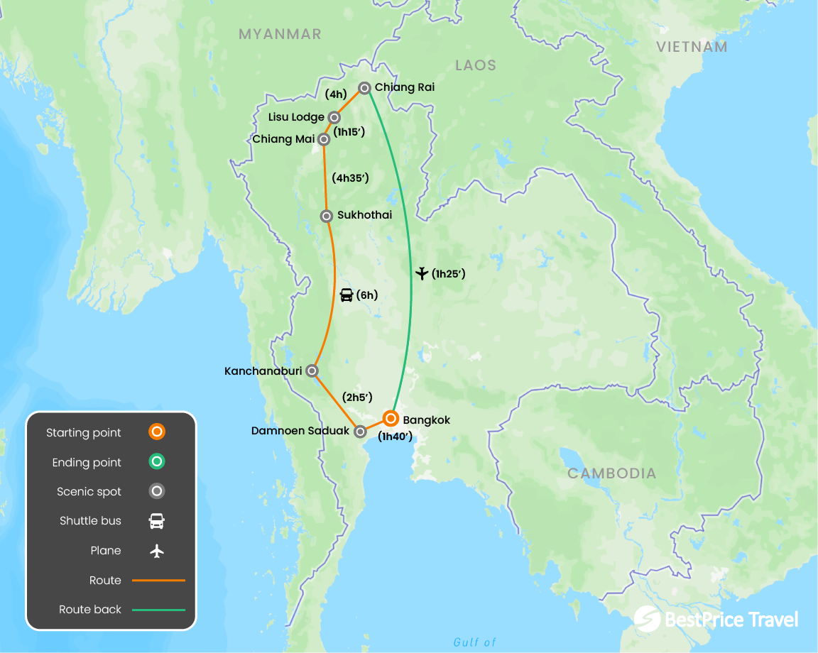 14 Deep Insight Thailand Private Tour 15 Days