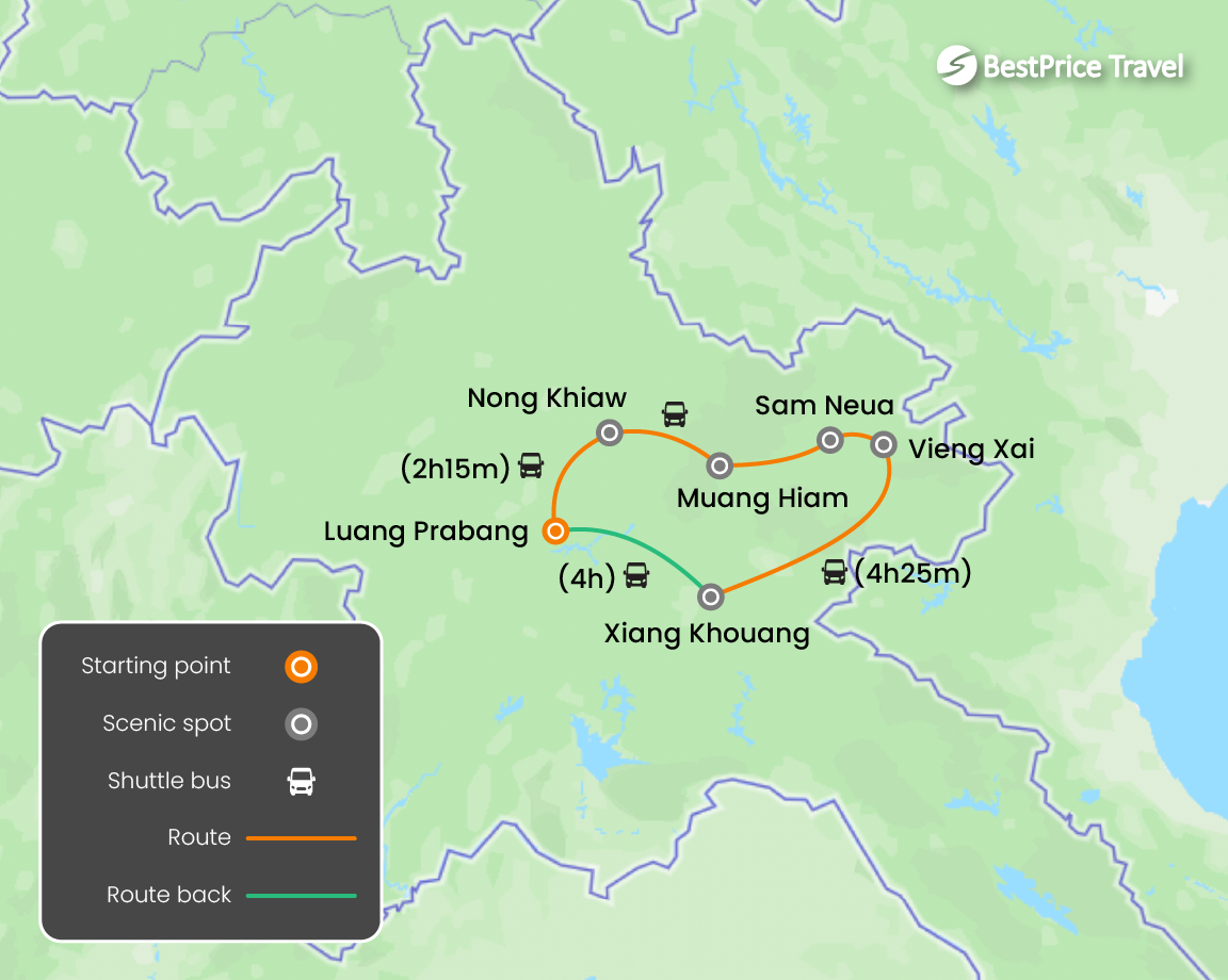 27 North Eastern Laos Adventure 15 Days