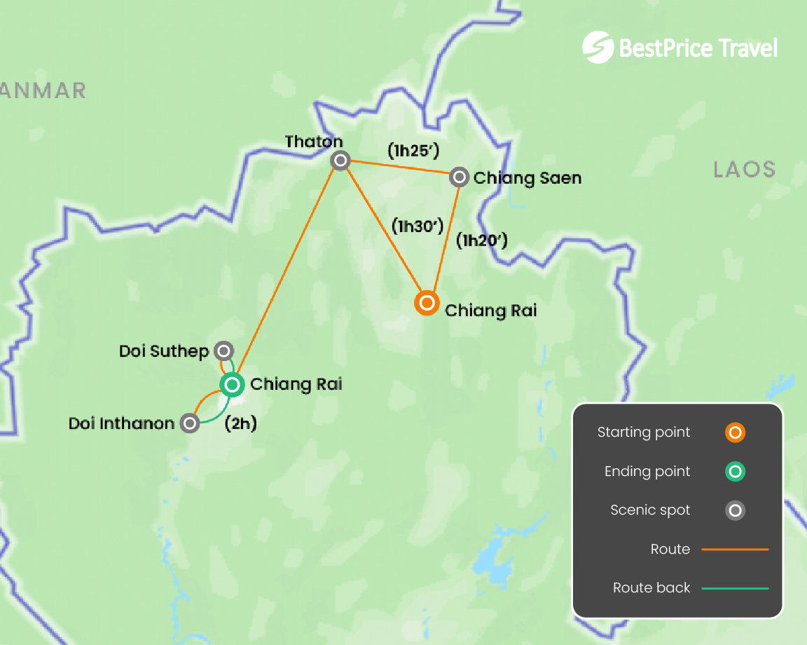 30 Chiang Rai & Chiang Mai Explorer For Family 8 Days