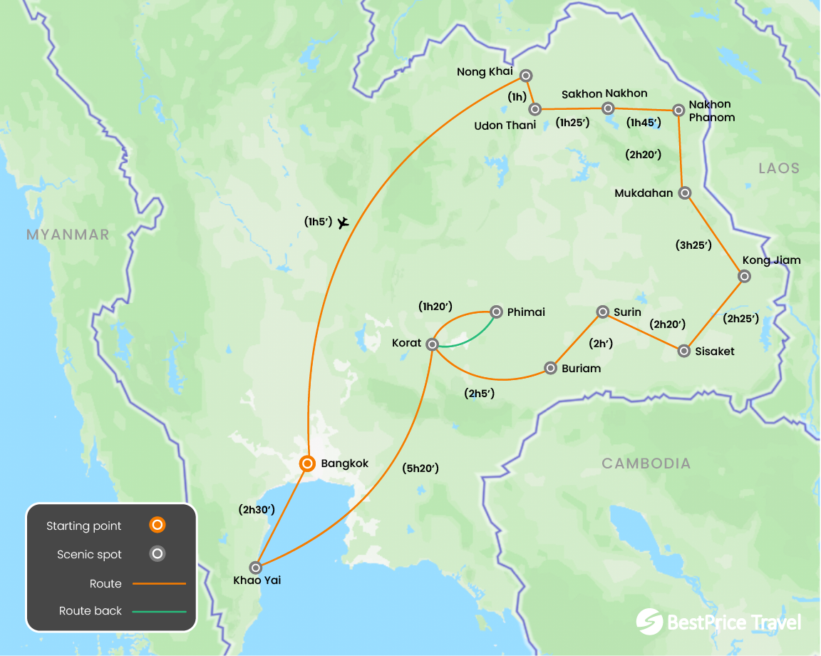 24 Thailand Unusual Budget Package 8 Days