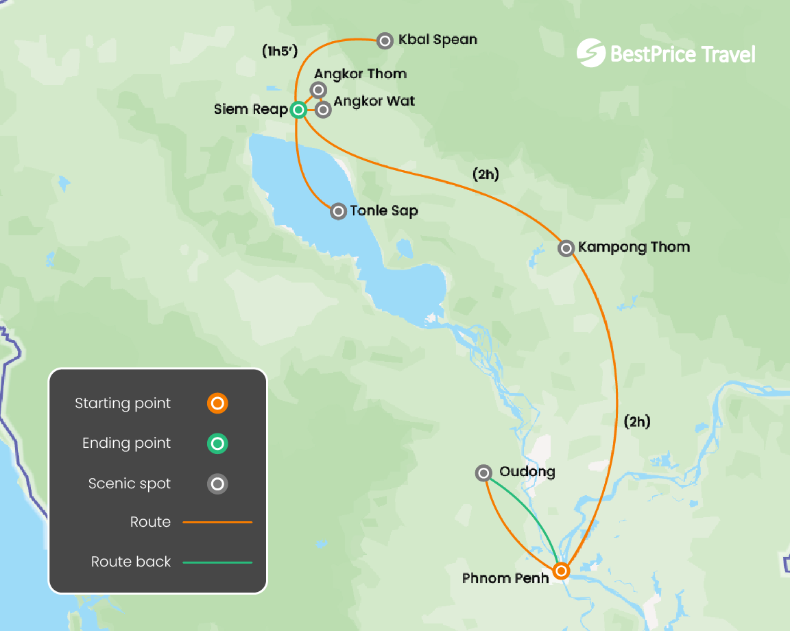 25 Biking Throught Cambodia Heritage Sites 7 Days