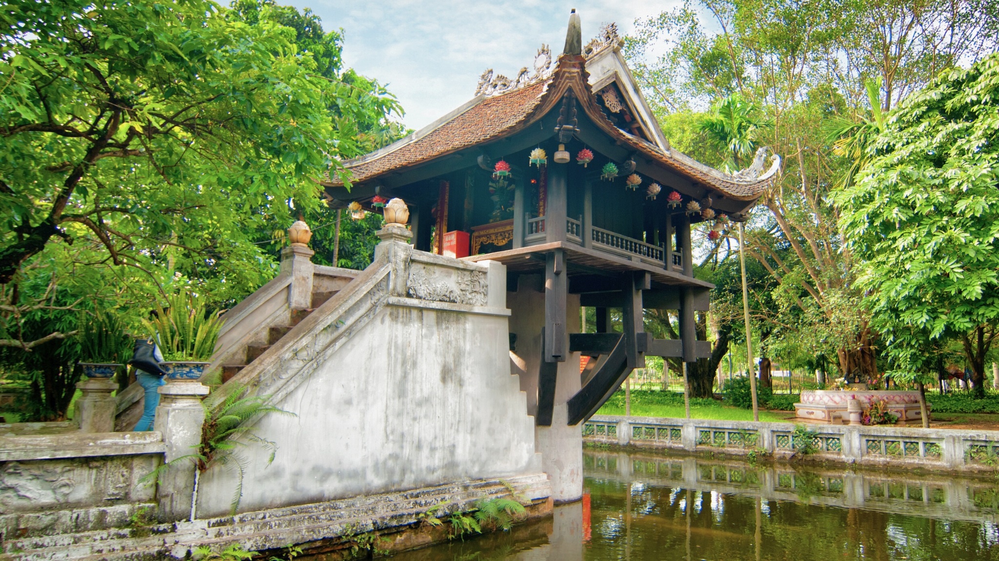 Day 4 Admire The Unique Structure Of One Pillar Pagoda
