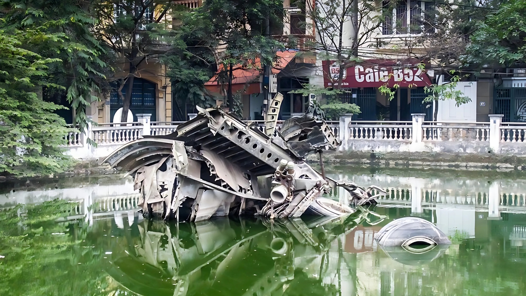 Day 1 B 52 Memorial Lake Marks The Site Of A Downed U S Bomber During The Vietnam War