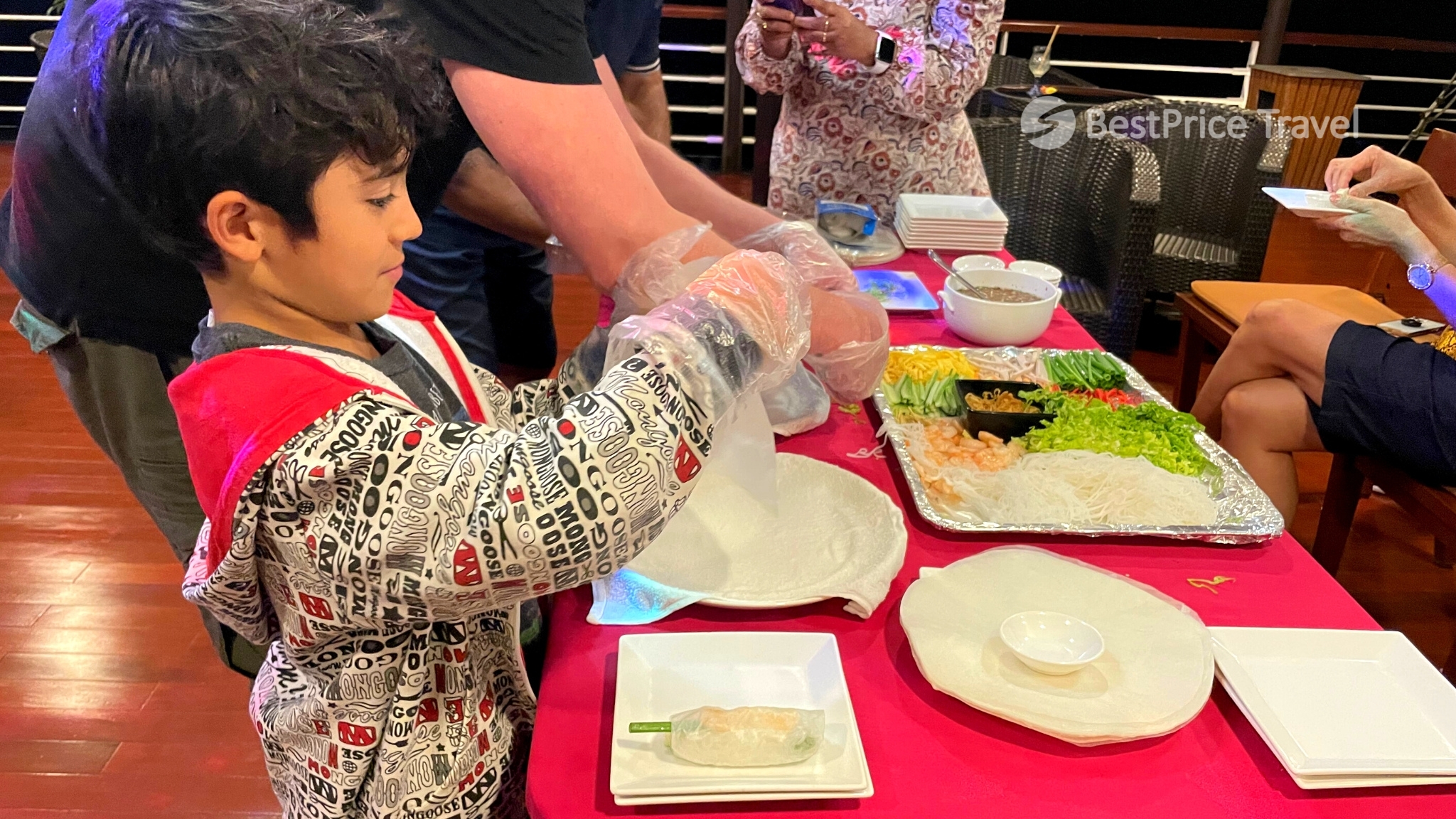 Day 4 Learn The Art Of Making Spring Rolls In A Cooking Class On Board