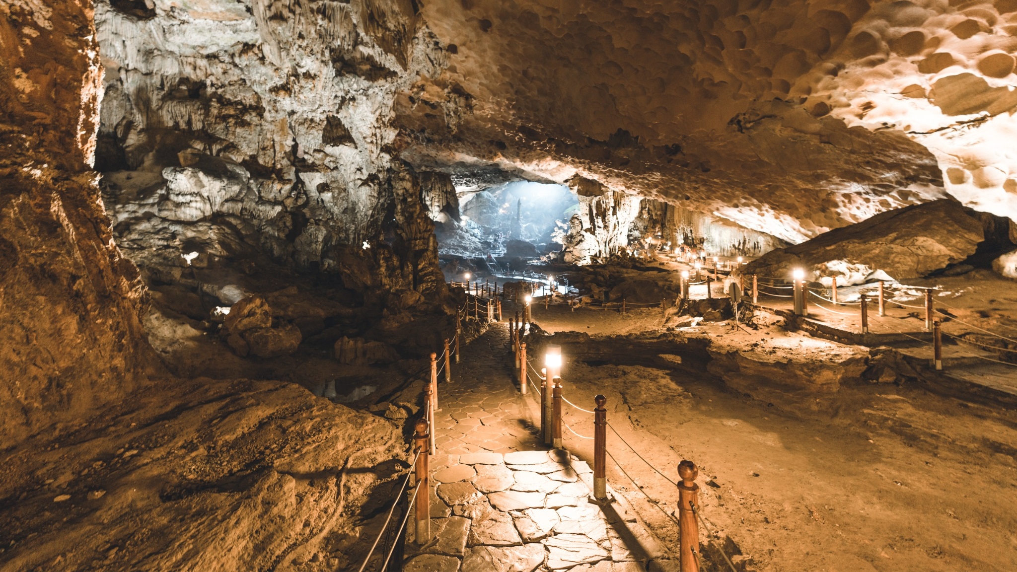 Day 6 Sung Cot Cave One Of The Biggest Caves In Halong Bay