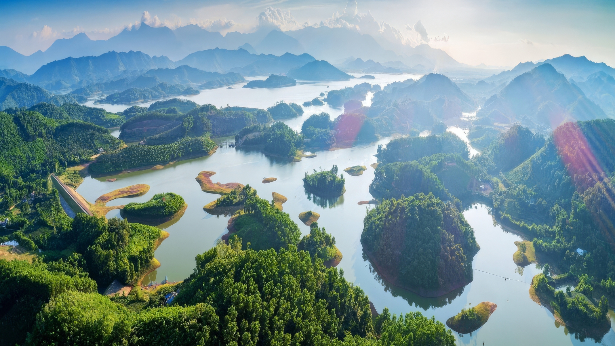 Day 1 Cruise Peacefully Across The Tranquil Waters Of Nui Coc Lake
