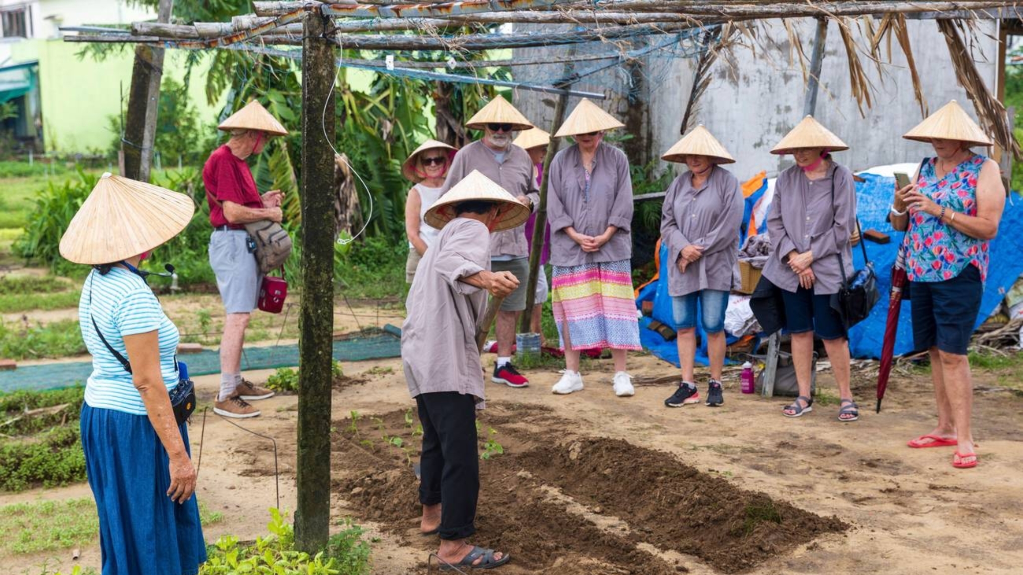 Day 8 Visit Tra Que Village To Learn Traditional Farming From Locals