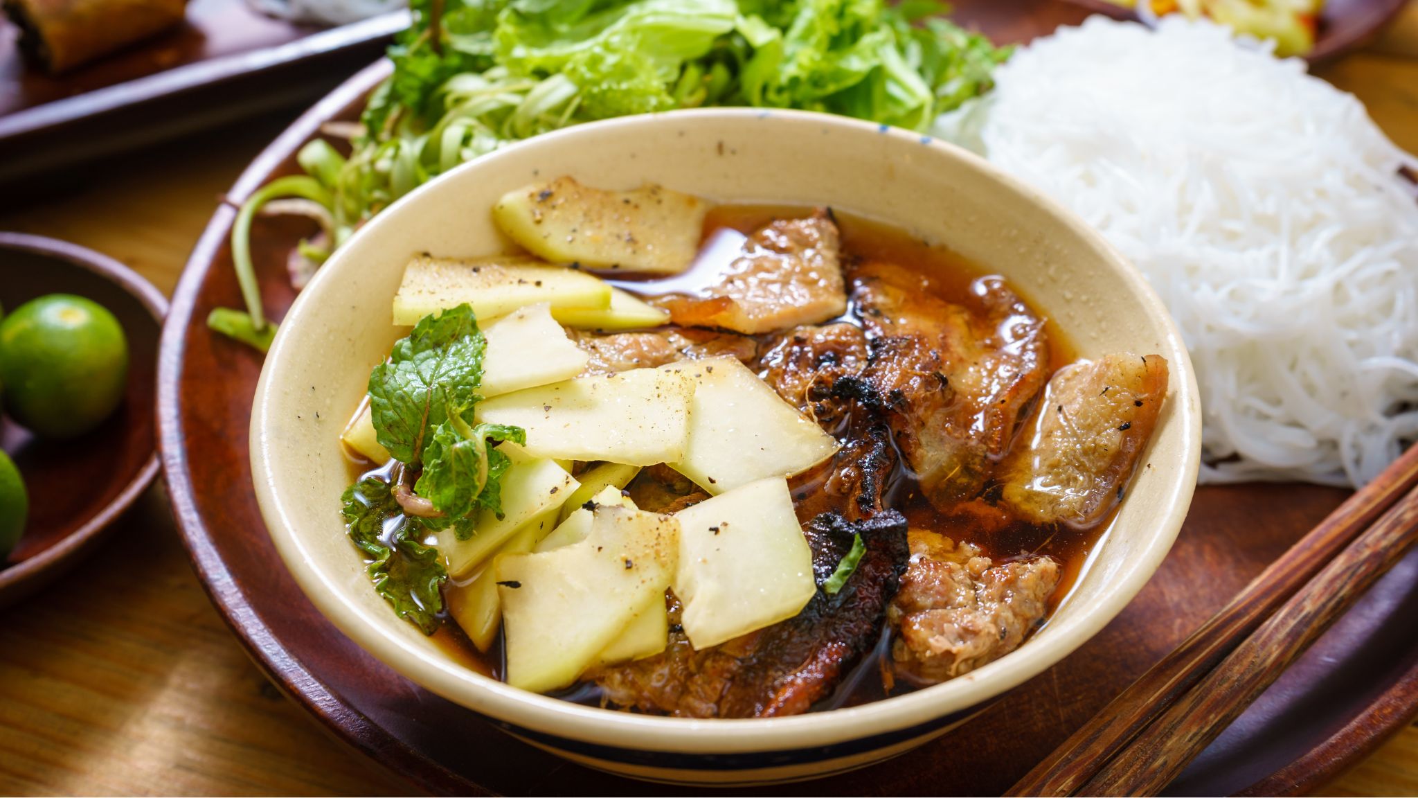 Day 2 Taste Bun Cha, Hanoi&rsquo;s Famous Grilled Pork With Vermicelli And Herbs