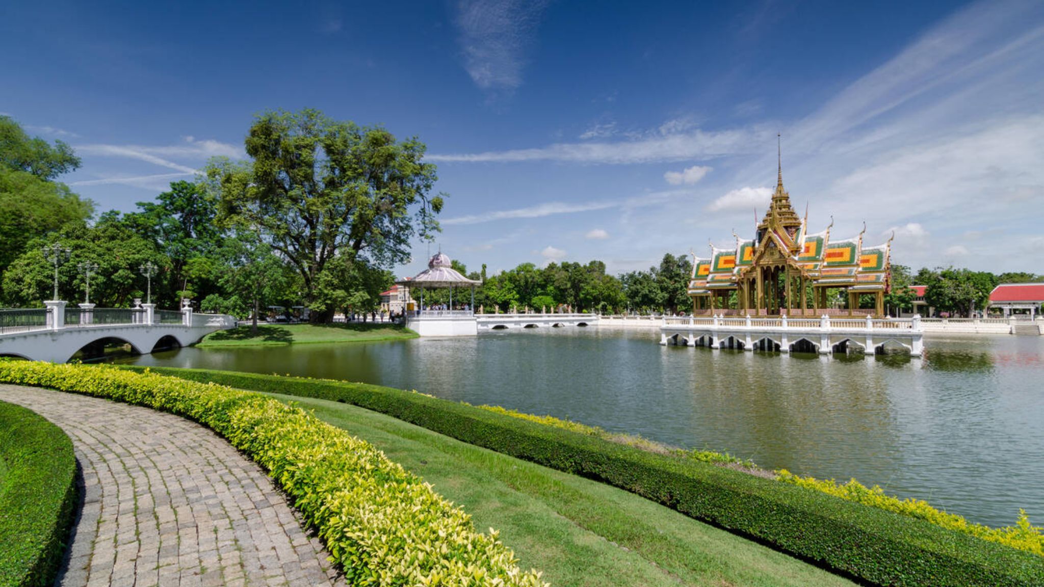 Day 4 Visit Bang Pa In Summer Palace, A Royal Retreat Featuring Diverse Architectural Styles