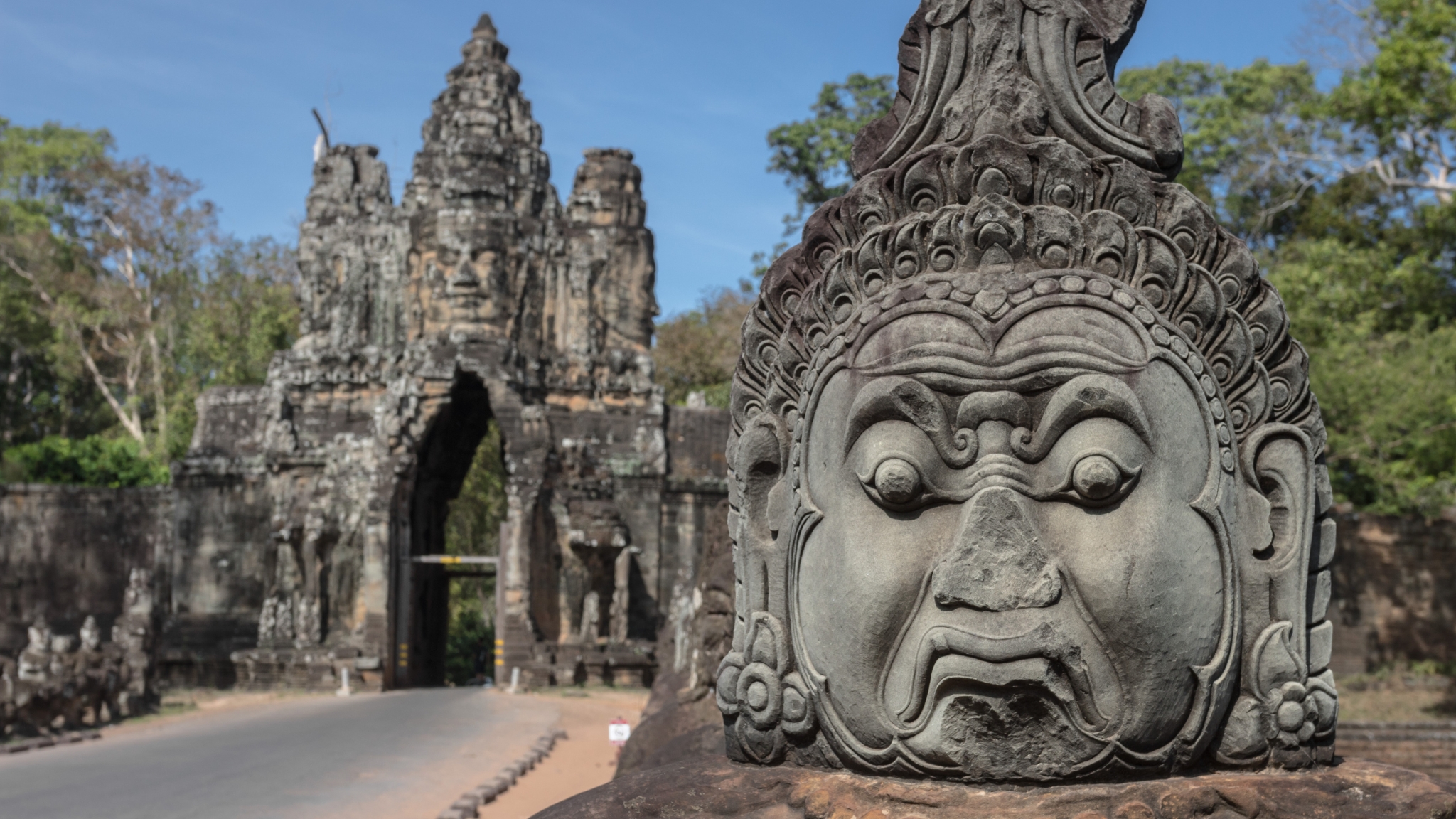 Day 7 Angkor Thom The Ancient Khmer Capital Known For Its Majestic Gates And Bayon Temple Faces