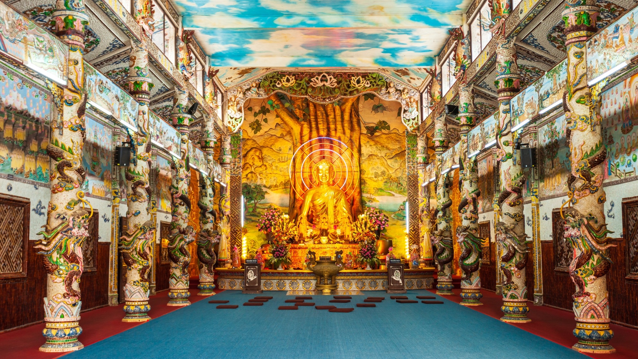 Day 4 Witness The Unique Beauty Of Linh Phuoc Pagoda, Crafted Entirely From Glass, Pottery, And Porcelain