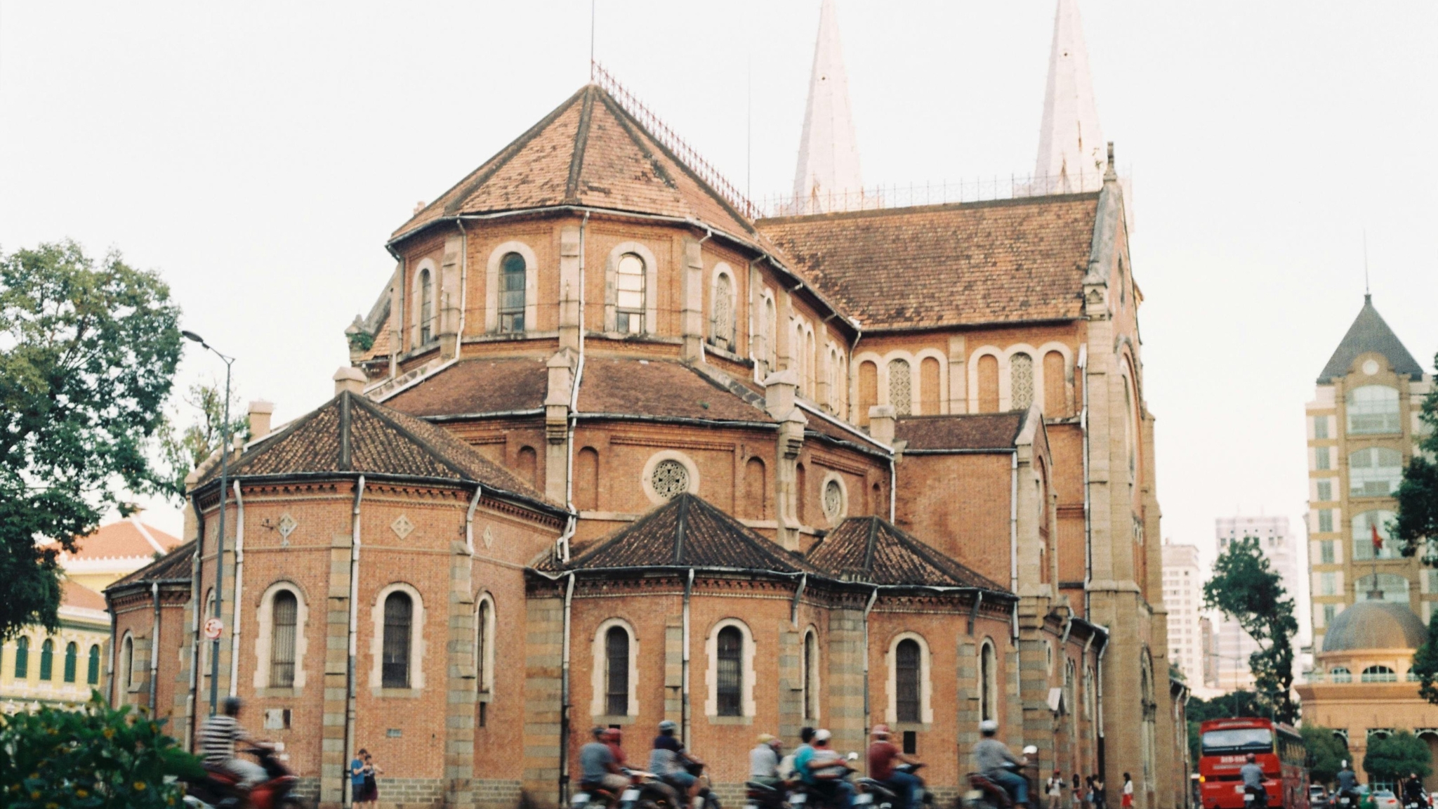 Day 2 Admire Notre Dame Cathedral, A Red Brick Masterpiece Built With Materials Imported From France