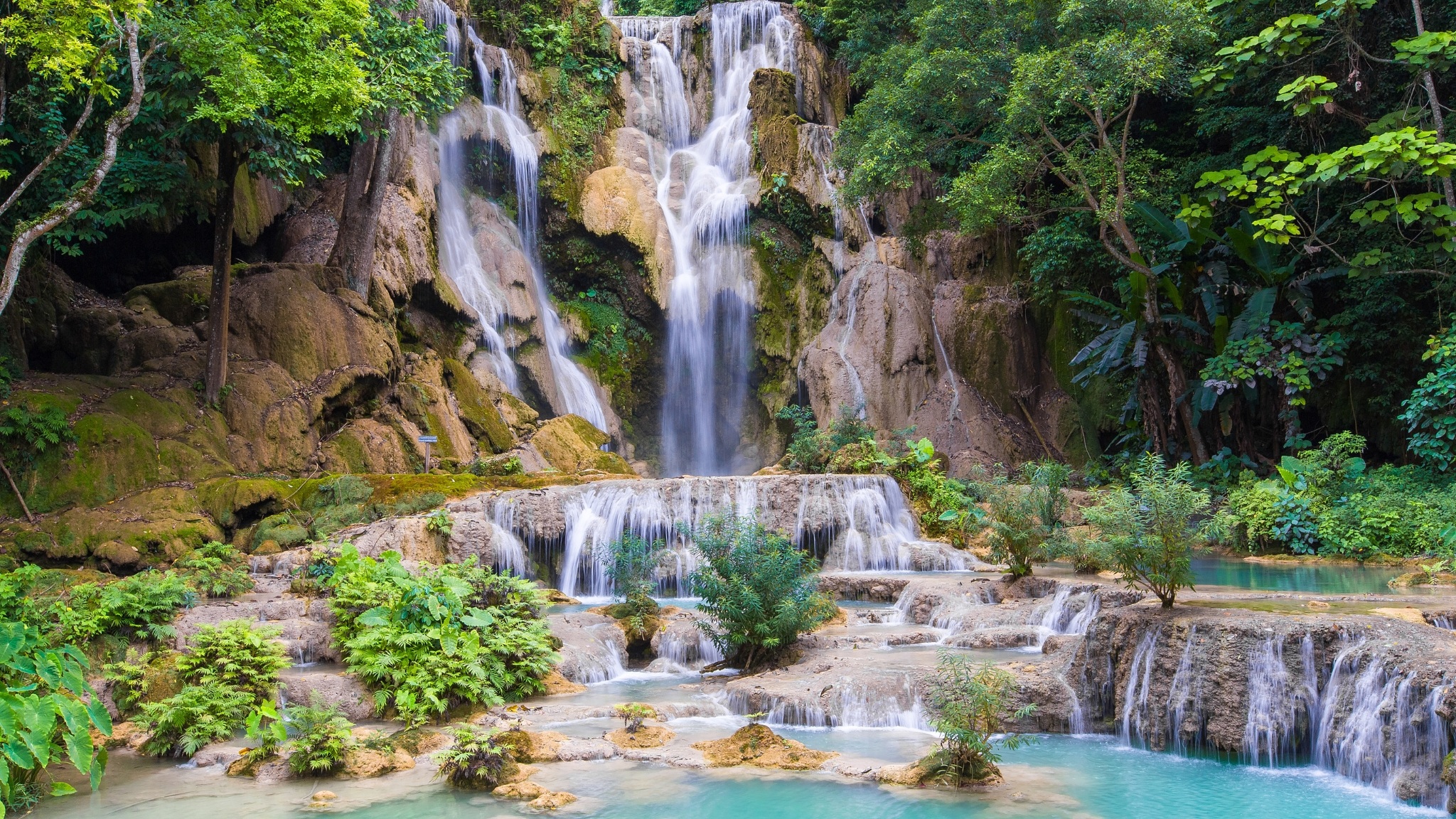 Day 9 Soak In The Serenity At Kuang Si Waterfall, Surrounded By Jungle Bliss