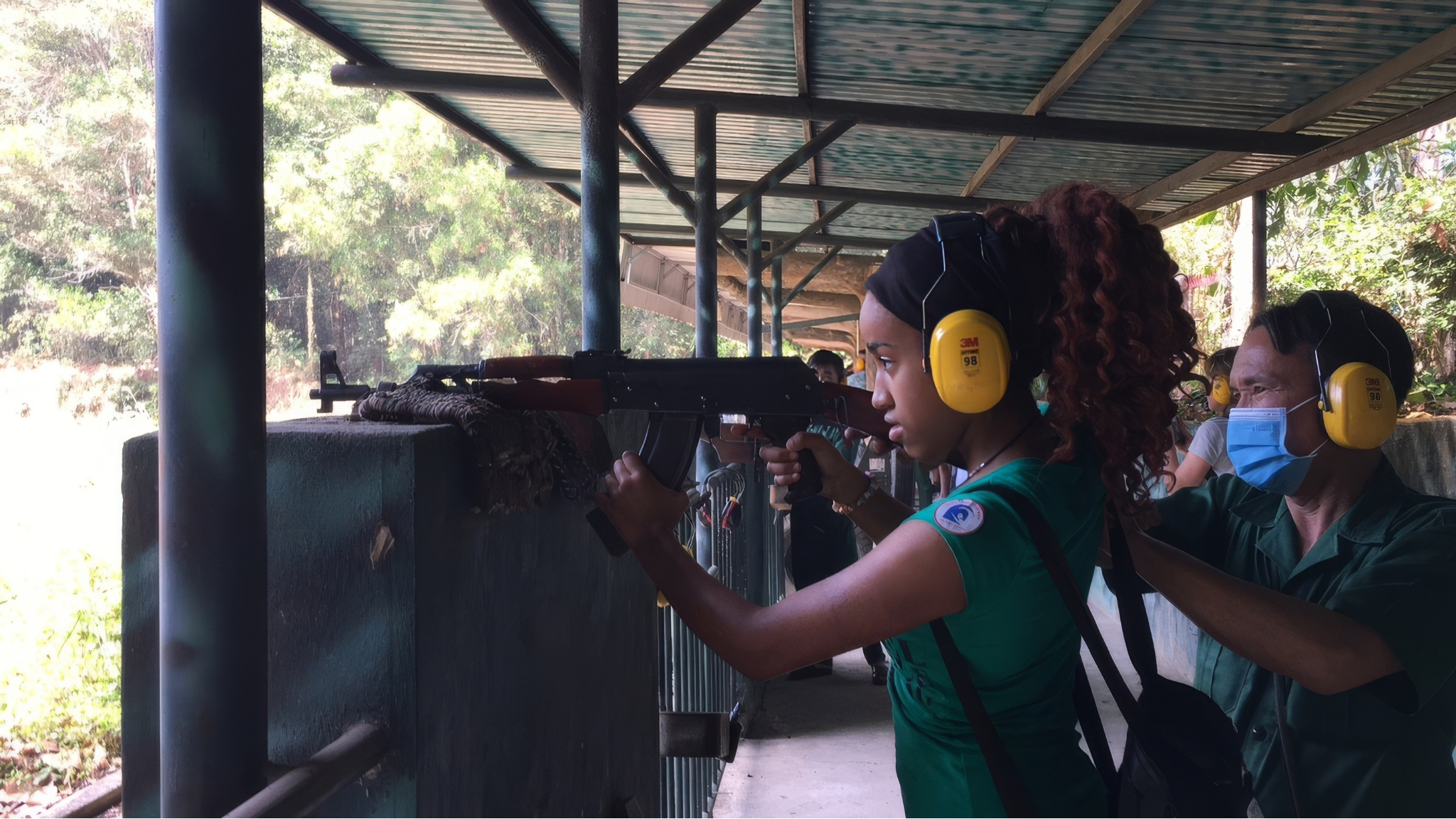 Day 2 Try Firing An Authentic AK 47 At The Cu Chi Tunnels Shooting Range