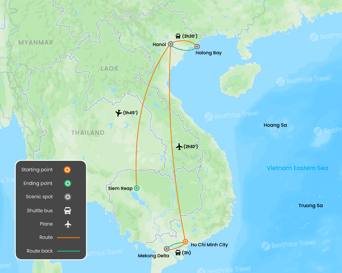 Ultimate Luxury Holiday Vietnam Cambodia 10 Days