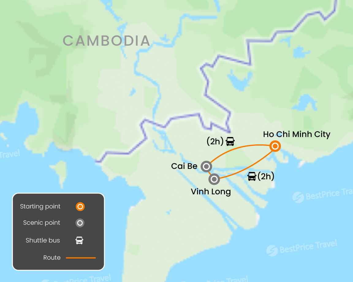 Mekong Countryside & Culture Cycling Tour Full Day