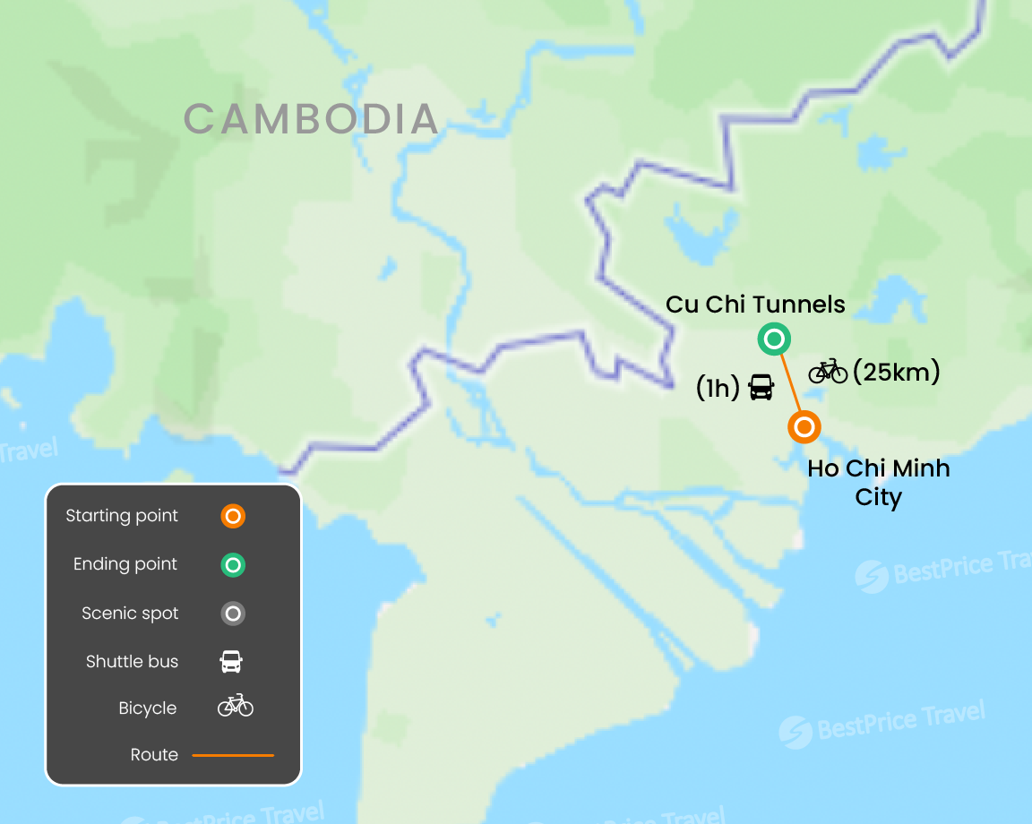 Cu Chi Tunnels Cycling Tour Full Day