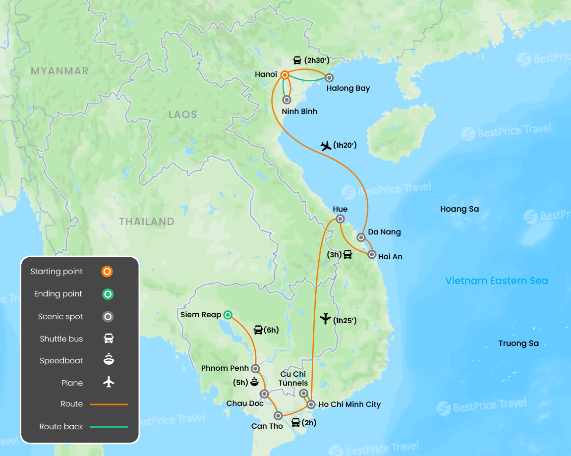 Vietnam And Cambodia Heritage Trails By Bike 17 Days