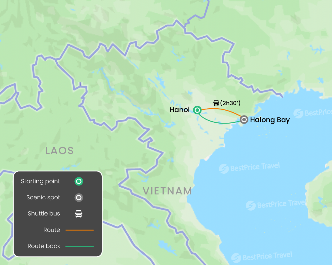 Hanoi Dental Care & Relaxation 7 days Map