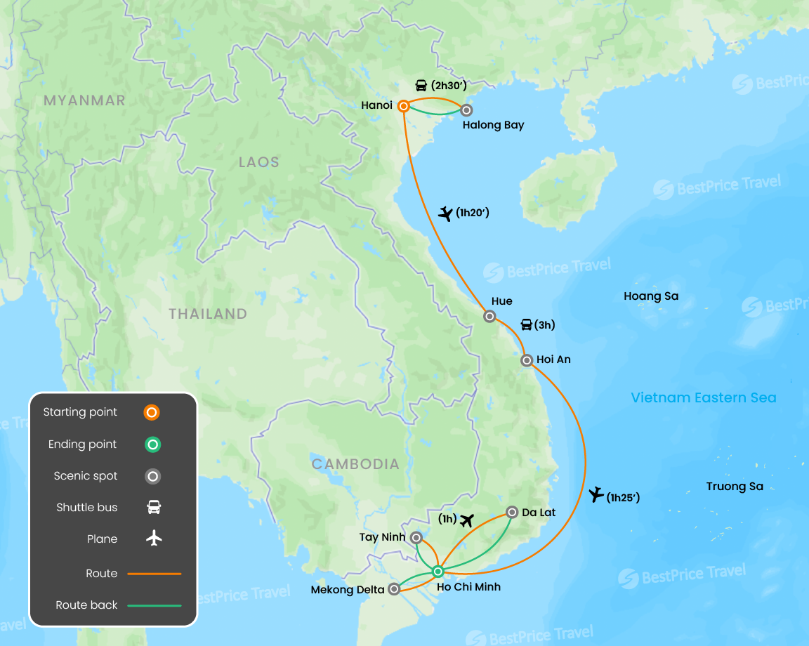 Discover UNESCO Treasures Of Vietnam 15 Days