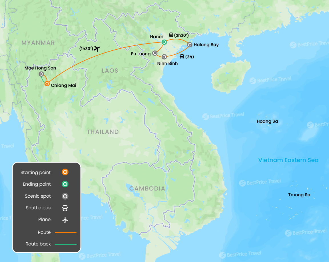 Trekking The Trails Of Vietnam & Thailand 14 Days