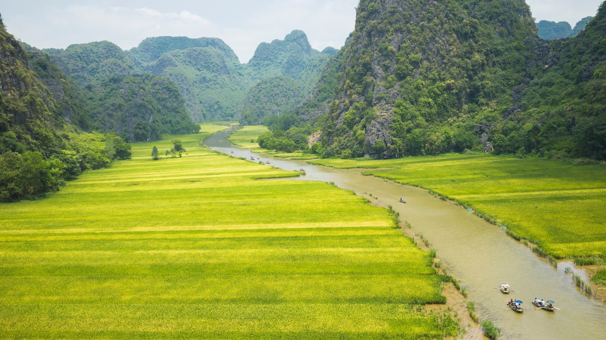 Day 12 Amaze At Tam Coc River, Famous For Its Charming Grottoes And Limestone Karst Mountains