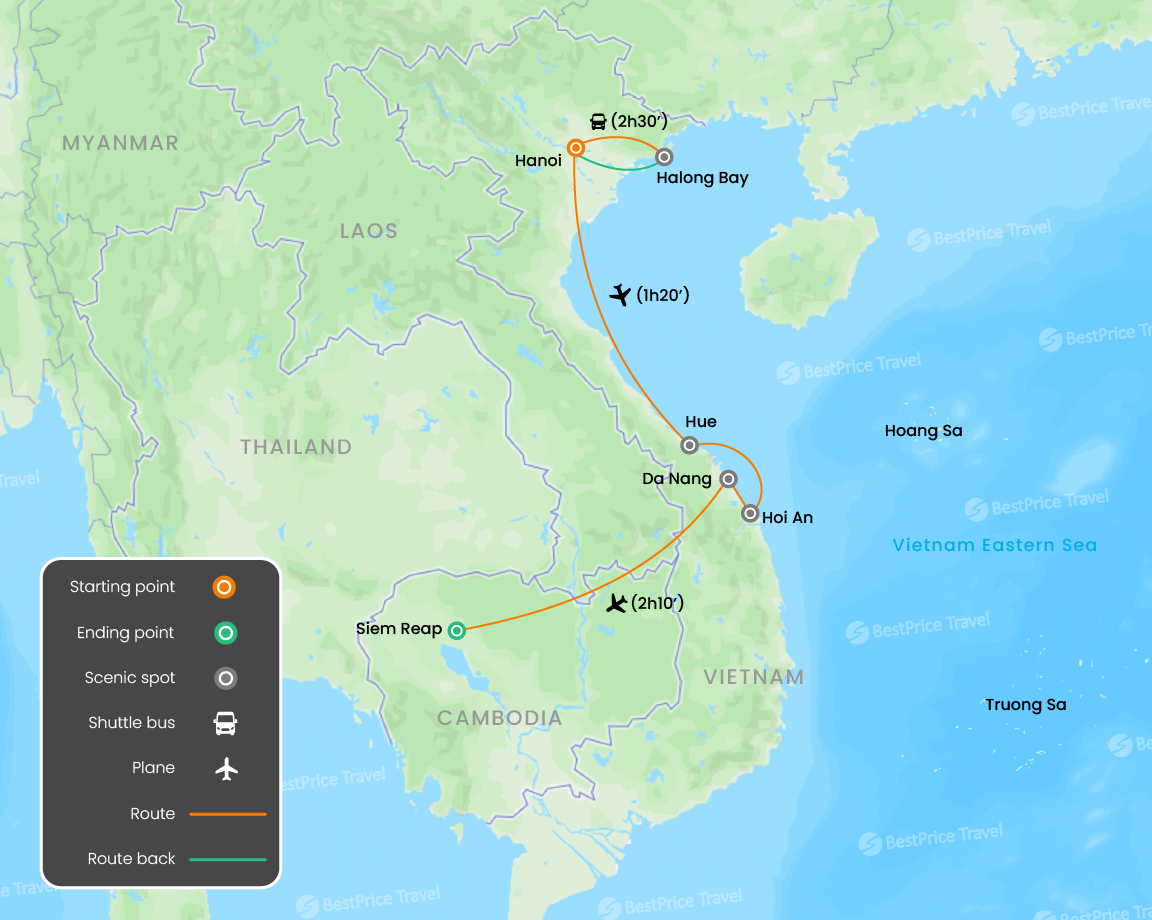 Highlights Of Vietnam And Cambodia 12 Days